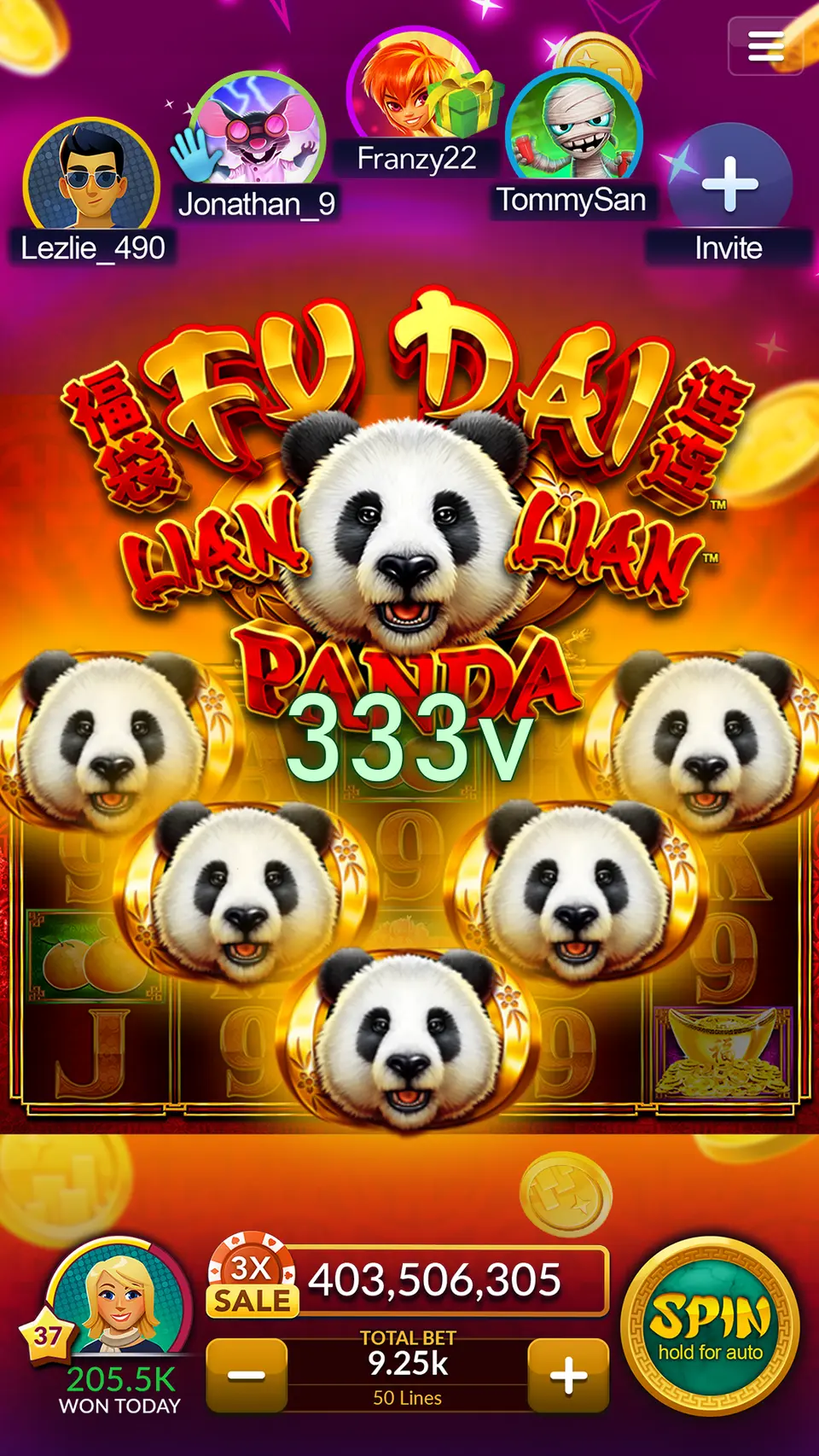 333v Tangkapan Layar Resmi APK